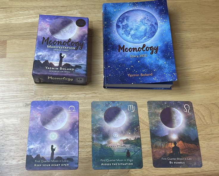 I’m Loving The 2022 Moonology Diary And The Oracle Playing cards