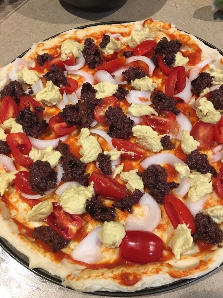 Habanero Greek Pizza: Second Try At This Vegan Pizza